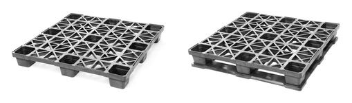 Plastpalle for container 1100x1100x140 mm