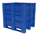 Dolav plastcontainer förenklar det dagliga arbetet kring insamling och återvinning av farligt avfall. Dolav finns i olika höjder så den kan anpassas efter behov.