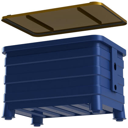 Låg med gummiliste er et låg, der forsegler og forhindrer materialet i en Storbox/ Berglöfslåda i at lække.