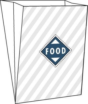 PE-sæk med åben top og svejset bund fødevaregodkendt - Friktion (Billedet ejes af Accon)